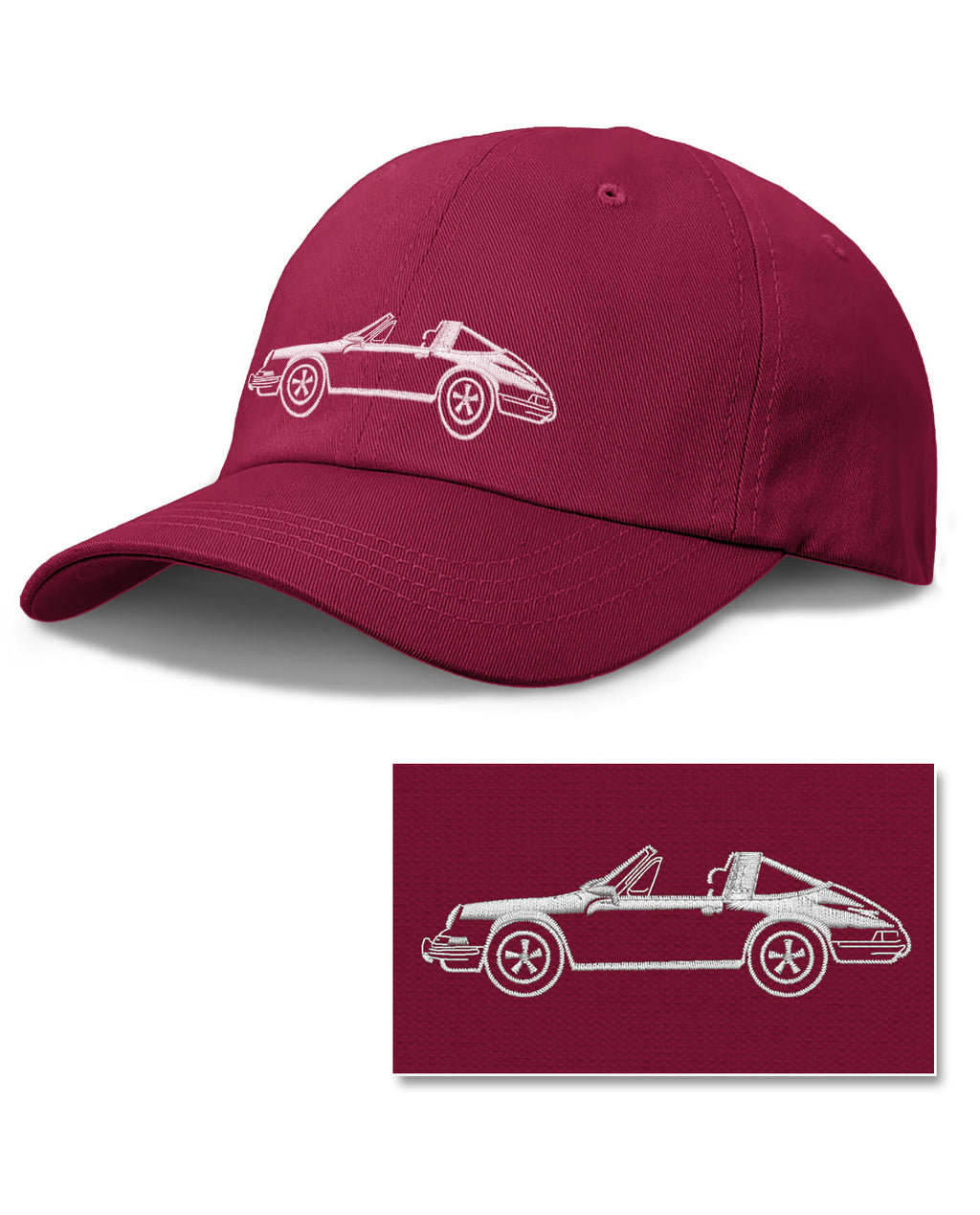 Porsche 911 Targa - Baseball Cap for Men & Women - Side View