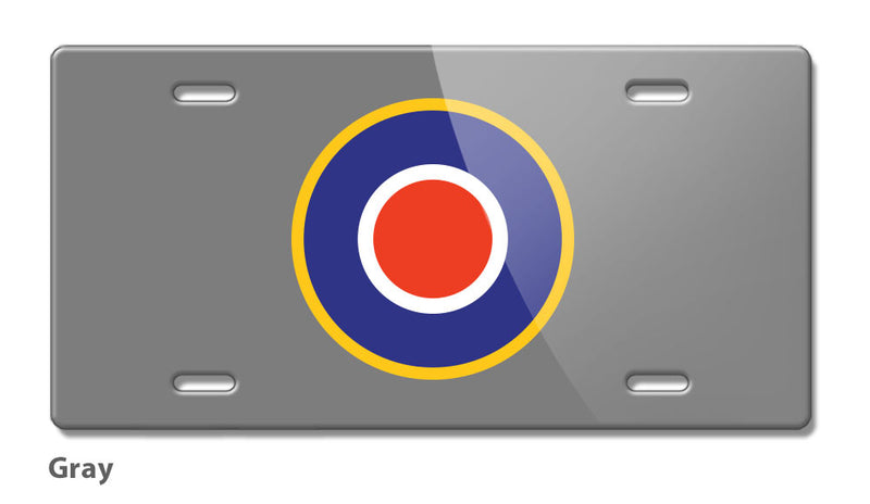 British Royal Air Force Late War Emblem Novelty License Plate
