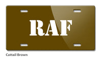 British Royal Air Force RAF Emblem Novelty License Plate