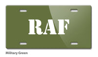 British Royal Air Force RAF Emblem Novelty License Plate