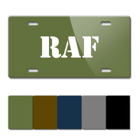 British Royal Air Force RAF Emblem Novelty License Plate