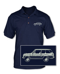 Range Rover Classic Adult Pique Polo Shirt - Side View