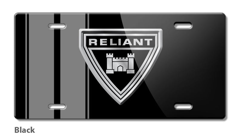 Reliant Emblem Novelty License Plate