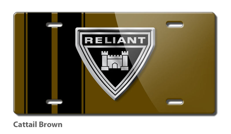 Reliant Emblem Novelty License Plate