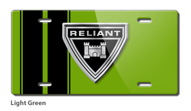 Reliant Emblem Novelty License Plate