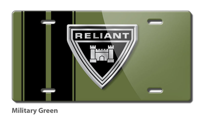 Reliant Emblem Novelty License Plate