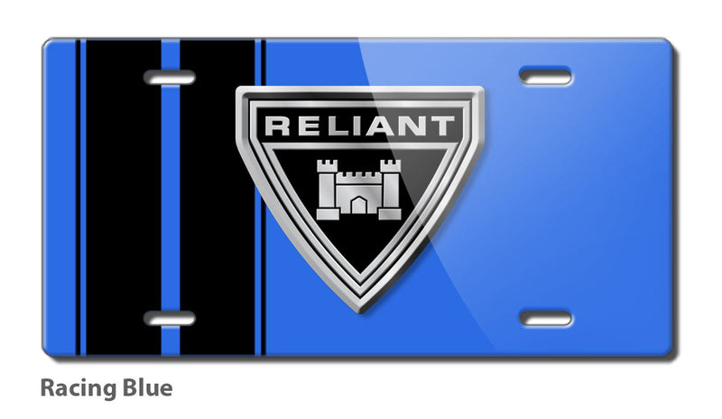 Reliant Emblem Novelty License Plate