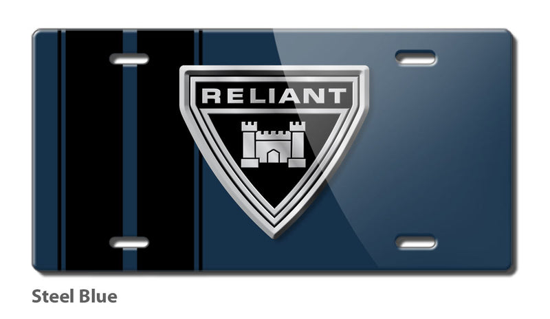 Reliant Emblem Novelty License Plate