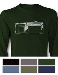 Reliant Robin Three-Wheeler Long Sleeve T-Shirt - Side View