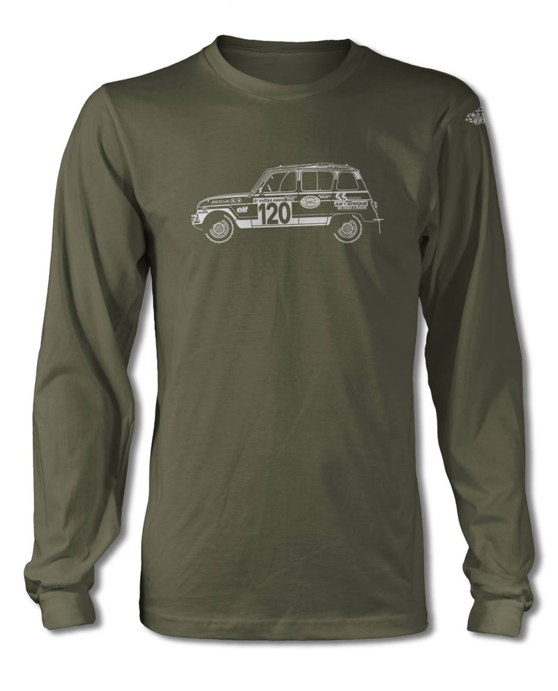 Renault R4 4L Sinpar / Marreau 1979 - 1980 T-Shirt - Long Sleeves - Side View