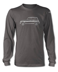Renault R4 4L 1961 - 1977 T-Shirt - Long Sleeves - Side View
