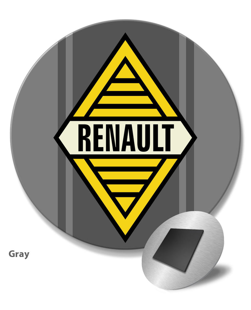 Renault Emblem Round Fridge Magnet