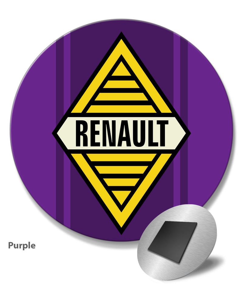 Renault Emblem Round Fridge Magnet