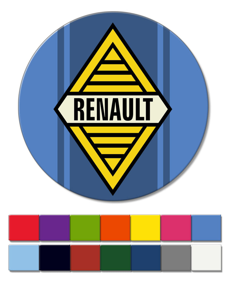 Renault Emblem Round Fridge Magnet