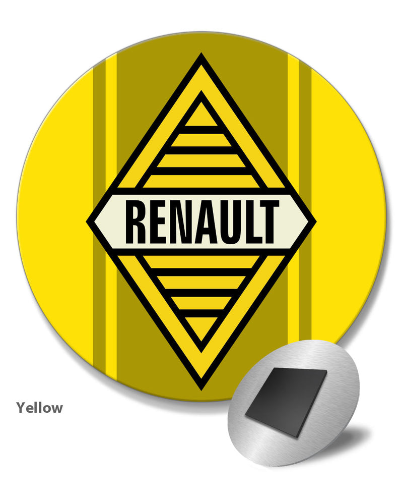 Renault Emblem Round Fridge Magnet