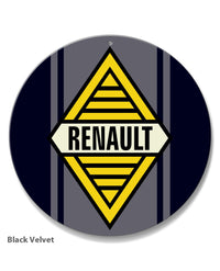 Renault Emblem Round Aluminum Sign