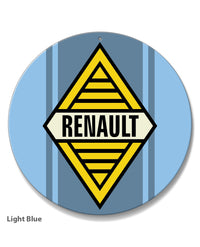 Renault Emblem Round Aluminum Sign