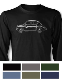 Renault 4CV 750 760 Quinquette 1947 - 1961 T-Shirt - Long Sleeves - Side View