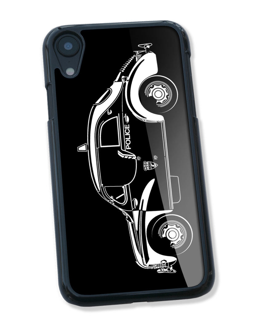 Renault 4CV PIE Police de la Prefecture de Paris 1955 Smartphone Case - Side View