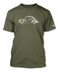 Renault 4CV PIE Police de la Prefecture de Paris 1955 T-Shirt - Men - Side View