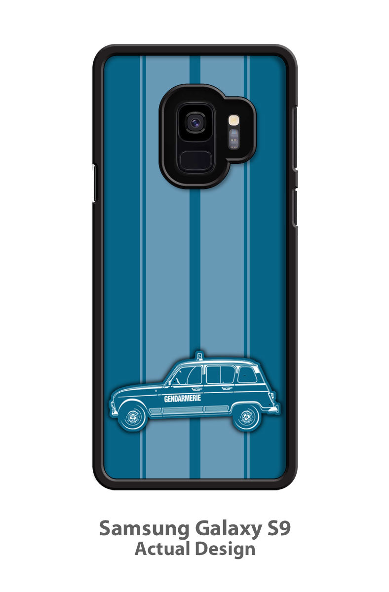Renault R4 4L Gendarmerie Smartphone Case - Racing Stripes