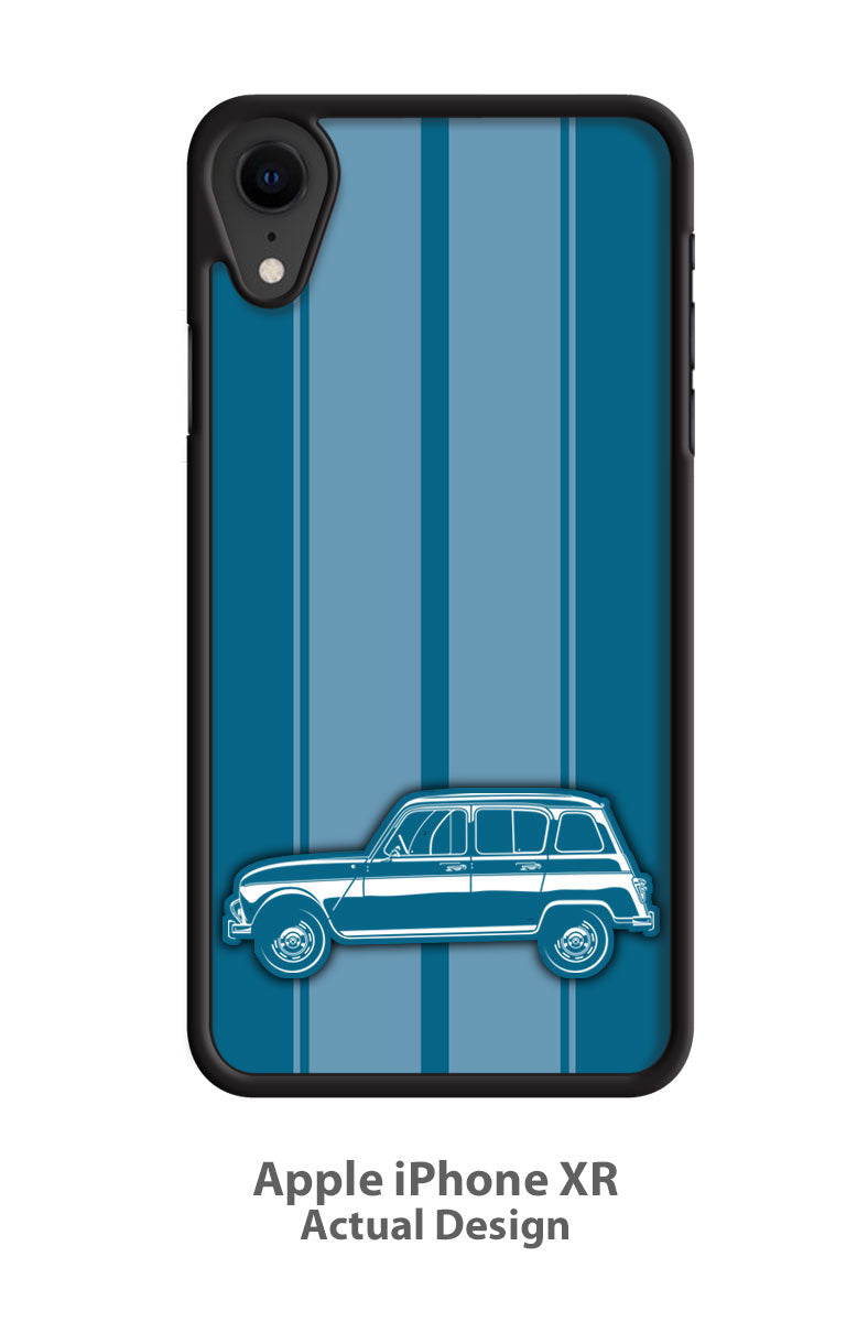 Renault R4 4L 1961 - 1977 Smartphone Case - Racing Stripes