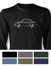 Renault Dauphine Ondine Kilowatt Long Sleeve T-Shirt - Side View