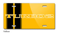 Renault Turbo 2 Emblem Novelty License Plate - Vintage Emblem