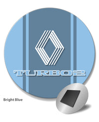 Renault Turbo 2 Emblem Round Fridge Magnet