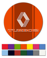 Renault Turbo 2 Emblem Round Fridge Magnet