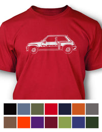 Renault R5 Turbo 1980 – 1986 T-Shirt - Men - Side View