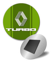 Renault Turbo Emblem Round Fridge Magnet