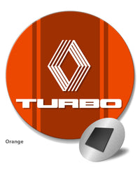 Renault Turbo Emblem Round Fridge Magnet