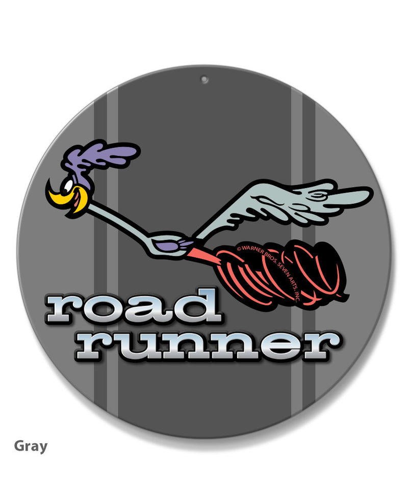 1969 - 1974 Plymouth Road Runner Emblem Novelty Round Aluminum Sign