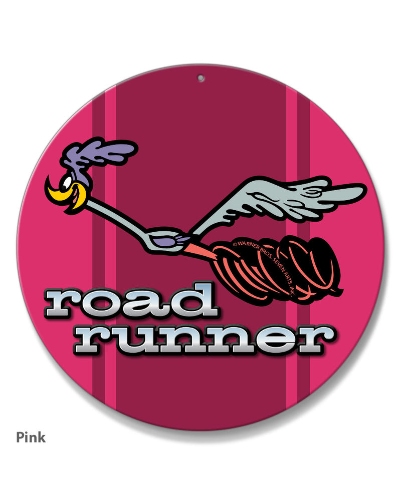 1969 - 1974 Plymouth Road Runner Emblem Novelty Round Aluminum Sign