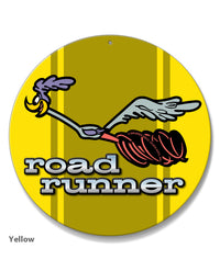 1969 - 1974 Plymouth Road Runner Emblem Novelty Round Aluminum Sign