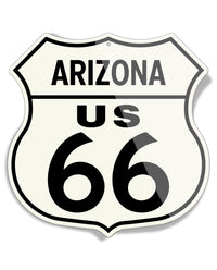 Route 66 - All States Available - Shield Shape - Aluminum Sign