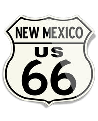 Route 66 - All States Available - Shield Shape - Aluminum Sign