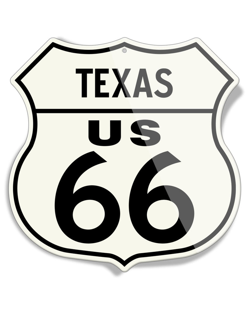 Route 66 - All States Available - Shield Shape - Aluminum Sign