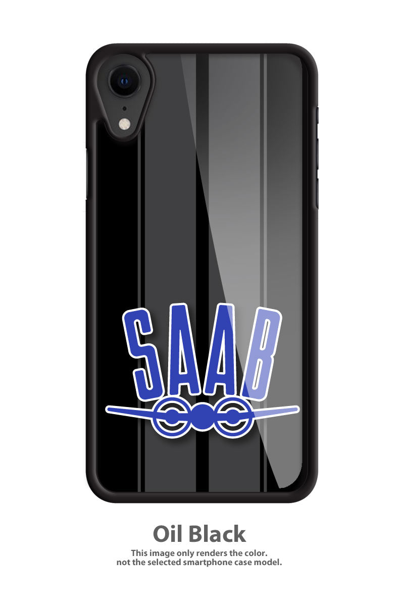 Saab Badge Emblem Smartphone Case - Racing Stripes