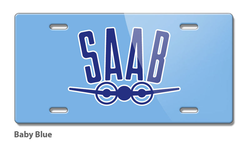 Saab Badge Emblem Novelty License Plate - Vintage Emblem