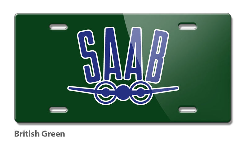 Saab Badge Emblem Novelty License Plate - Vintage Emblem