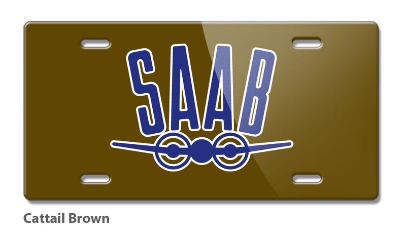 Saab Badge Emblem Novelty License Plate - Vintage Emblem