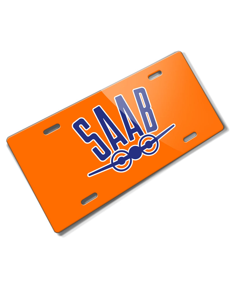 Saab Badge Emblem Novelty License Plate - Vintage Emblem