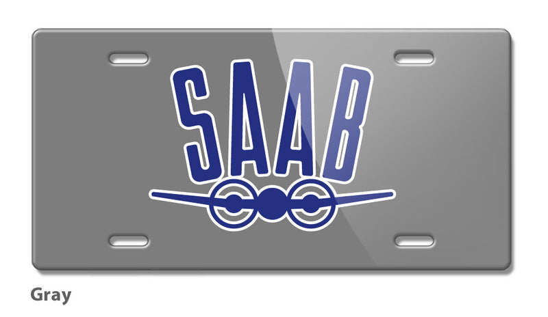 Saab Badge Emblem Novelty License Plate - Vintage Emblem