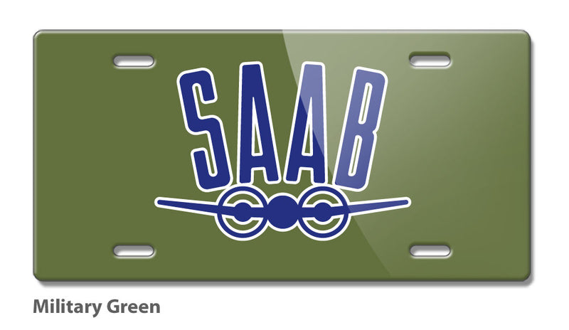 Saab Badge Emblem Novelty License Plate - Vintage Emblem