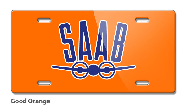 Saab Badge Emblem Novelty License Plate - Vintage Emblem