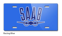 Saab Badge Emblem Novelty License Plate - Vintage Emblem