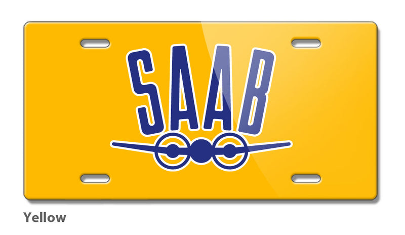 Saab Badge Emblem Novelty License Plate - Vintage Emblem