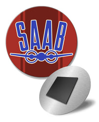 Saab Emblem Round Fridge Magnet